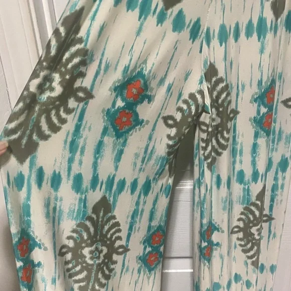 Vibrant Patterned wide leg pants - Picture 4 of 7